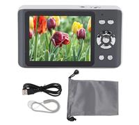 PolyGen Compact Travel Camera with Autofocus System, 4K 30FPS / 64MP Resolution, 18X Digital Zoom, and 2.8 Inch HD Screen for Vlogging and Photography (Black)