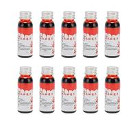 PolyGen Cosplay Blood Realistic with a Washable Formula for Halloween Makeup and Special Effects for a Vibrant Color and Lifelike Appearance 10 Pack (Blood)