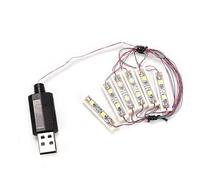 PolyGen DIY Lighting Kit featuring a Bar Type LED Lamp for builds, this component is a USB Powered LED for Bricks to add illumination
