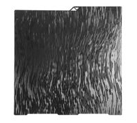PolyGen Double Sided PEH Build Plate with Silk and Water Wave Patterns, Warping Prevention Flexible Bed for Easy Removal, for 3, 256x268mm for PLA/ABS