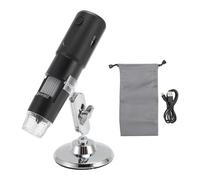 PolyGen Electronic Microscope with WiFi Streaming 1000X Magnification Handheld Design with 8 Lights for Android/iOS/PC for Circuit Board Examination