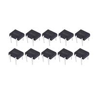 PolyGen Electronic Silicon Rectifier DB107 Bridge Rectifier, a 1A 1000V Bridge Diode in a 4 pin package for use as a Rectifier for Printed Circuit Boards
