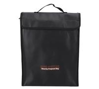 PolyGen Fireproof Document Pouch with Handle and Large Capacity for Laptops and Files, a Fireproof File Pouch for Safe Storage with Silicone Fiberglass Exterior