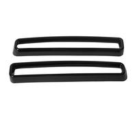 PolyGen Grille Trim with Simple Paste On Application for 2015-2021 Selections, a Glossy Black Car Front Grille Guard for an Upscale Look