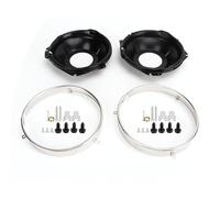 PolyGen Headlamp Ring Mounting Bracket OEM H00001EB, 1 Pair Assembly for Camaro 67-69 / Nova 68-70, Stable Headlight Fixation, Headlight Ring Mounting Bucket Kit