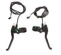 PolyGen Left Right Electric Brake Lever Pair Designed for E-Bike/Scooter/Mini Bike Applications, This Electric Brake Lever Set uses a 2 Wires Connection