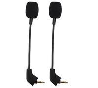 PolyGen Replacement Game Mic Boom with 3.5mm Gold Plated Plug, Detachable Noise Cancelling Microphone for Cloud/Cloud II/Core Gaming Headsets