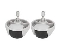 PolyGen Robot Sweeper Front Wheel Set of 2, This Universal Robot Wheel Replacement Fits Xiaomi 1S / T4 and S4 / S5 / S6 / S7 Vacuum Caster Selections