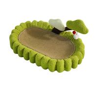 PolyGen Scratcher Lounge Bed with Wear defiance Sisal for Entertaining Indoor Cats, Promotes Claws and Activity, a Money Tree Shaped Cat Scratching Pad