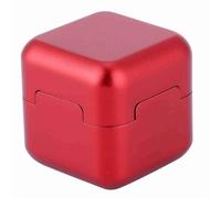 PolyGen Snooker Pool Chalk Accessory for serious players, this Portable Mini Aluminum case is also a Magnetic Billiard Chalk Holder for convenient gameplay (Red)