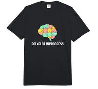 Polyglot in Progress Vocabulary Fluency Language Learner Comfort Colors Adult Heavyweight T-Shirt