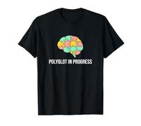 Polyglot in Progress Vocabulary Fluency Language Learner T-Shirt