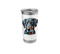 Polygon Art Bavarian Mountain Hound Stainless Steel Insulated Tumbler