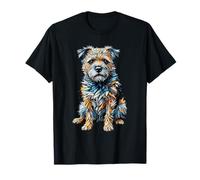 Polygon Art Border Terrier Border Terriers T-Shirt
