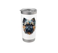 Polygon Art Brussels Griffon Griffon Bruxellois Stainless Steel Insulated Tumbler