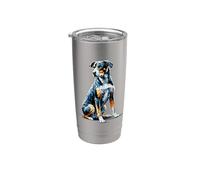 Polygon Art Catahoula Leopard Dog Stainless Steel Insulated Tumbler