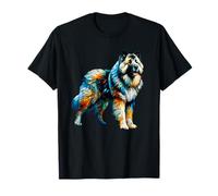 Polygon Art Caucasian Shepherd Dog Caucasian Ovcharka T-Shirt
