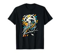 Polygon Art Crow Silhouette Raven Crows T-Shirt