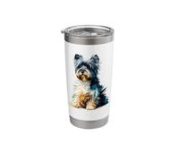 Polygon Art Dandie Dinmont Terrier Terriers Stainless Steel Insulated Tumbler