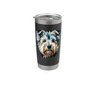 Polygon Art Dandie Dinmont Terrier Terriers Stainless Steel Insulated Tumbler