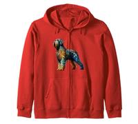 Polygon Art Italian Spinone Italiano Zip Hoodie