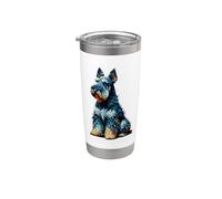 Polygon Art Kerry Blue Terrier Terriers Stainless Steel Insulated Tumbler