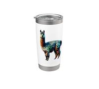 Polygon Art Llama Alpaca Llamas Alpacas Stainless Steel Insulated Tumbler