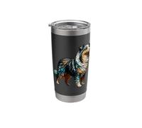Polygon Art Miniature American Shepherd MAS Stainless Steel Insulated Tumbler
