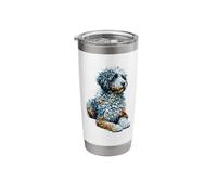 Polygon Art Spanish Water Dog Stainless Steel Insulated Tumbler