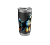 Polygon Art Spanish Water Dog Stainless Steel Insulated Tumbler