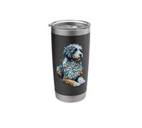 Polygon Art Spanish Water Dog Stainless Steel Insulated Tumbler