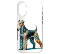 Polygon Art Wire Fox Terrier Case for iPhone 17