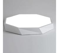 Polygon Personalized Ceiling Lamp Colorful Elegant LED Ceiling Flush Lights Macaroon Household Panel Lights Eye Protection Ultra-Thin Ceiling Lighting Fixtures for Bedroom,Living Room,Dining (White 1
