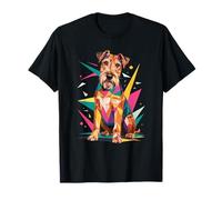 Polygonal Abstract Art Irish Terrier T-Shirt