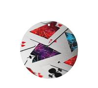 Polygonal Playing Cards Car Air Fresheners 4 Pcs, Funny Hanging Car Air Fresheners Cute Long Lasting Scented Mirror Hanging Decoration Ornaments Gift Interior Decor Accessories For Men Women