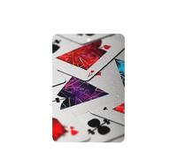 Polygonal Playing Cards Car Air Fresheners 4 Pcs, Funny Hanging Car Air Fresheners Cute Long Lasting Scented Mirror Hanging Decoration Ornaments Gift Interior Decor Accessories For Men Women