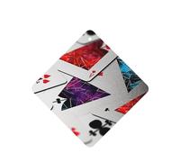 Polygonal Playing Cards Car Air Fresheners 6 Pcs, Funny Hanging Car Air Fresheners Cute Long Lasting Scented Mirror Hanging Decoration Ornaments Gift Interior Decor Accessories For Men Women