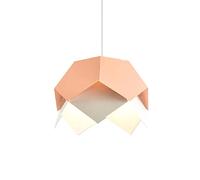 Polygonal Shapes Elegant Pendant Lights Personalized Creative Hanging Lamp Kitchen Island Metal chandelier E27 Single Head Indoor Lighting Ceiling Lights For Kitchen, Bedroom, Dining Room, ()