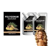 Polygonum Hair Thickening Shampoo, Herbal Strengthening Nourishing Cleansing, Oil Control Scalp Balancing Hair Care Liquid, Volumizing Nourishing Formulas For Fines Thin Hair Beauty Maintenance (PCS2)
