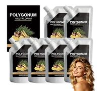 Polygonum Hair Thickening Shampoo, Herbal Strengthening Nourishing Cleansing, Oil Control Scalp Balancing Hair Care Liquid, Volumizing Nourishing Formulas For Fines Thin Hair Beauty Maintenance (PCS6)