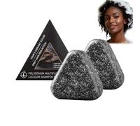 Polygonum Multiflorum Shampoo Soap Bar - Herbal Triangle Shampoo Bar, Natural Hair Care Bar With Ginseng & Biotin, Multiflorum For Hair Repair Men And Women Strengthening & Shine Enhancing (2 PCS)