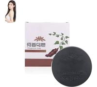 Polygonum Multiflorum Shampoo Soap,Grey Hair Reverse Bar,0 Silicone Oil,Anti Loss & Help Hair Regrowth for Men & Women,Cleansing Hair and Scalp