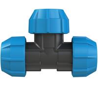 PolyGuard Plastic Equal Tee 32mm Black/Blue PGF40232