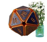 Polyhedral Dice,3D Printed Fidget Sensory Calming Toys,Tabletop Games Role Playing Dice | for Party Home Office Study Work Gamer Fantasy Lover Collector Kids Adults