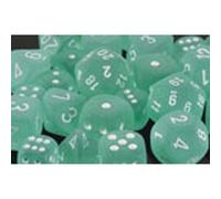 Polyhedral Dice: Frosted - Teal with White (7) (US IMPORT)