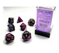 Chessex 26440CHX Die Set, Black/Purple/Gold, One Size