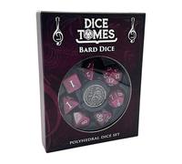 Polyhedral Dice Set - 8pcs Bard Dice Set for DnD, Pathfinder & Tabletop RPGs