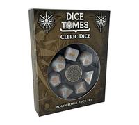 Polyhedral Dice Set - 8pcs Cleric Dice Set for DnD, Pathfinder & Tabletop RPGs