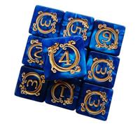 Polyhedral Dice,Six Sided Dice - 10x Toys Role Playing Tools for Women Men Adults Kids Car Decor Accessories
