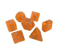 Polyhedral Dices Set Clear Multi-Sided Acrylic Dices Tiny Role Playing Table Game Portable Small Decoration Tiny Small Size Role Playing